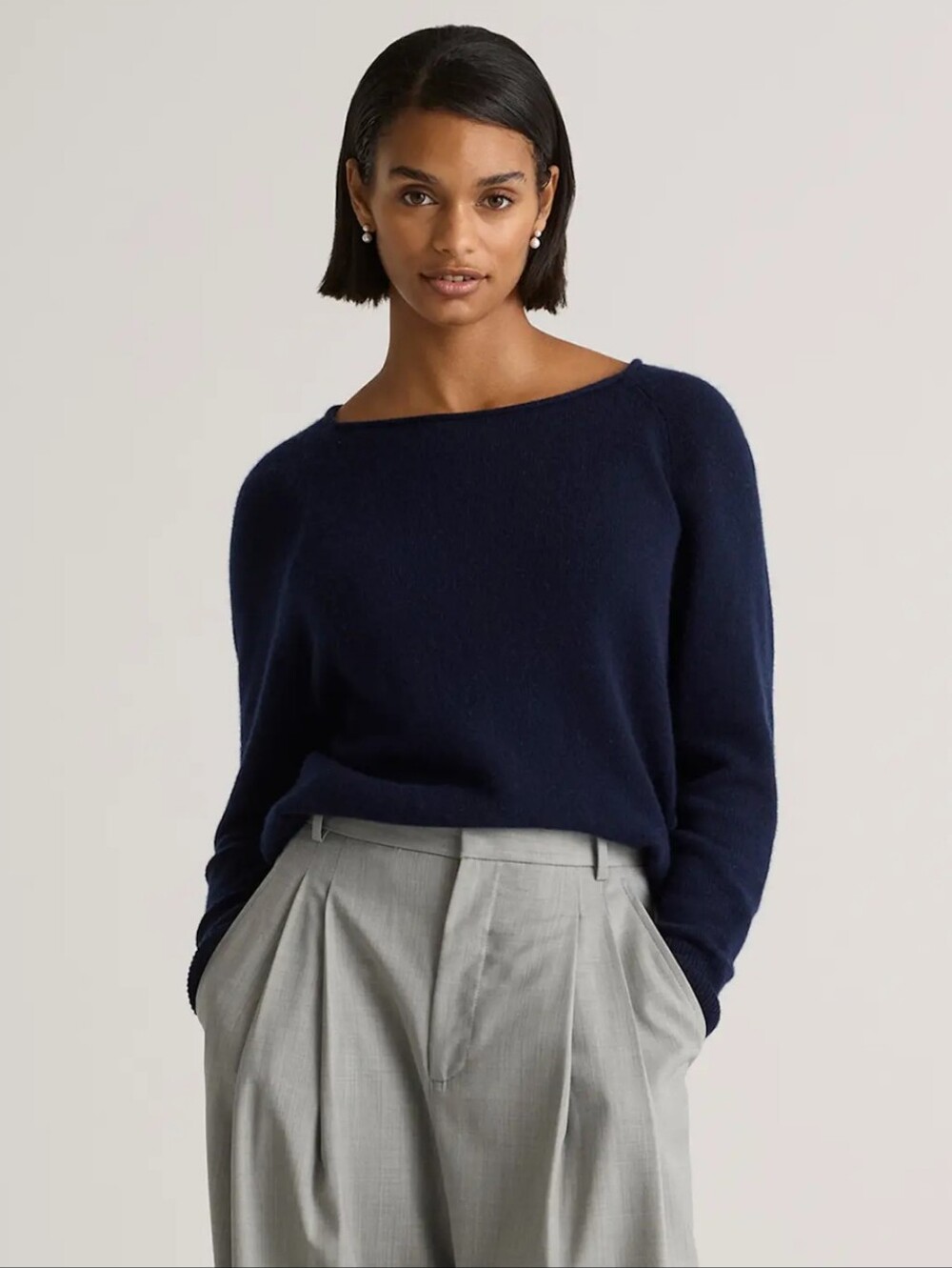 Quince 100% Cashmere Boatneck Sweater - Very Good Condition